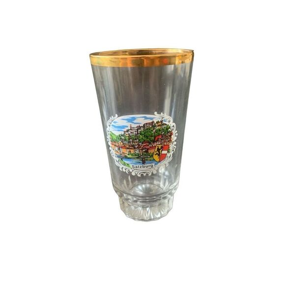 Vintage SALZBURG Austria Beer Glass Perfect for Any Beer Lover HTF Rare - Picture 11 of 13